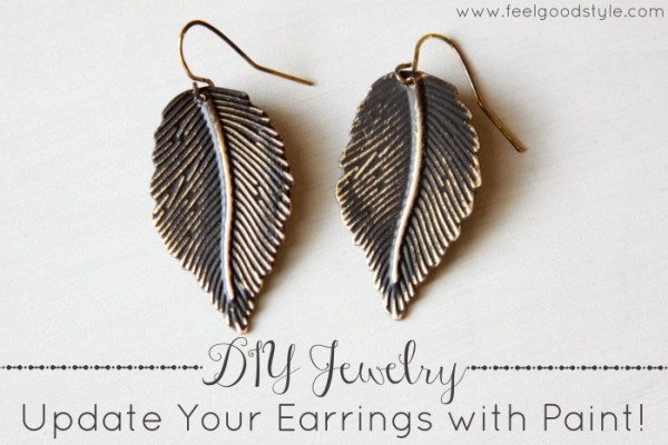 DIY Jewelry: Update Your Earrings with Paint!