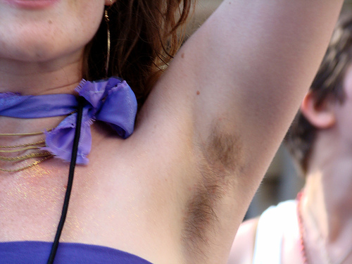 Unilever wants ladies to fret over unsightly pits.