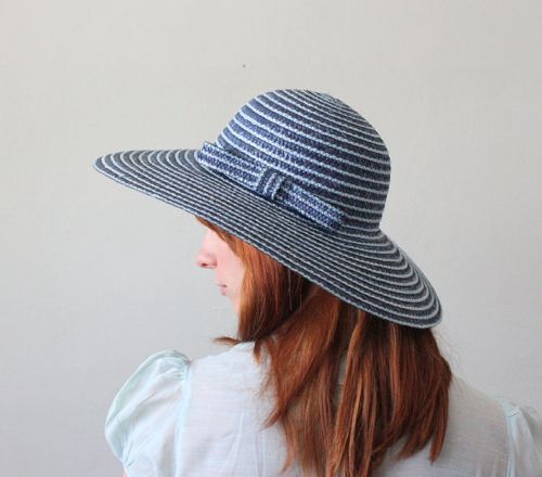 nautical straw hat