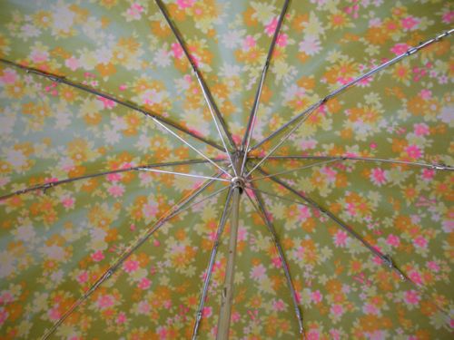 vintage floral umbrella