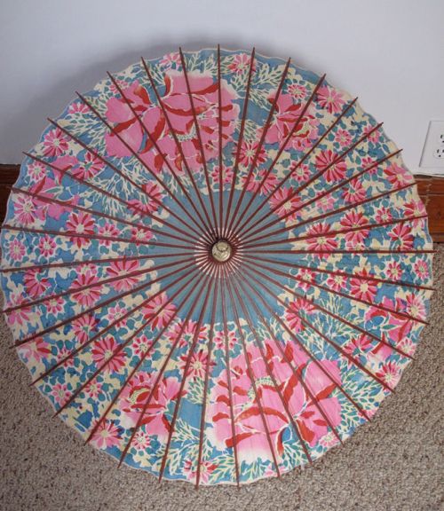 vintage japanese paper parasol