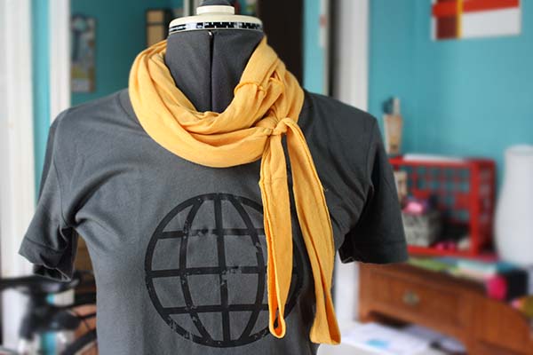 DIY T Shirt Scarf Feel Good Style