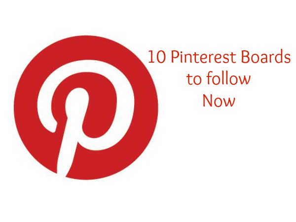 10 Pinterest boards to follow