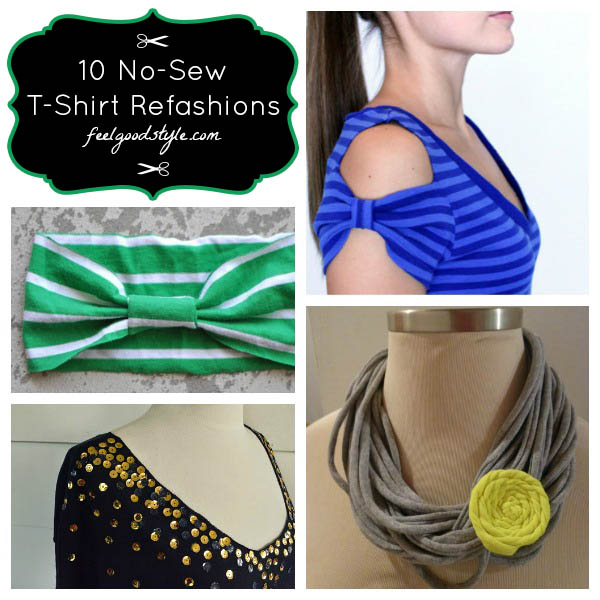 10 No Sew Projects for Old Tees