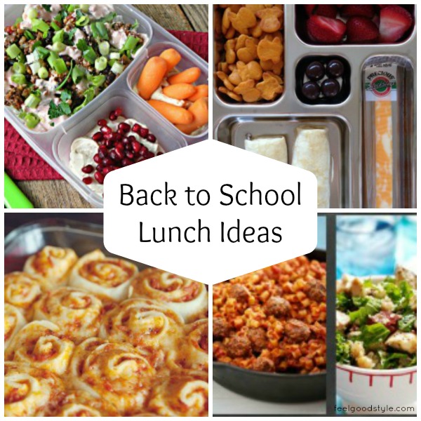 Back to School Lunch Ideas - Feelgood Style