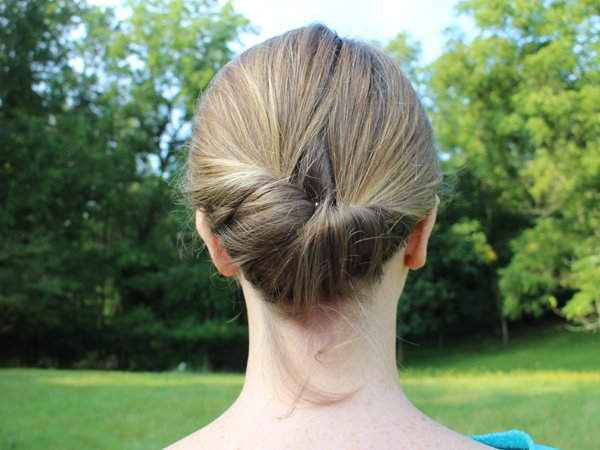 An up-do so easy that anyone can do it!  The Gibson Tuck