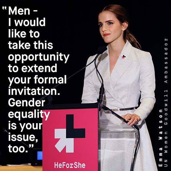 Watch Emma Watson Make A Case For Male Feminism Feel Good Style 