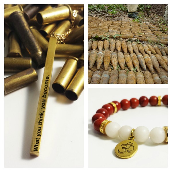 Upcycled Jewelry Transforms Weapons into Livelihoods