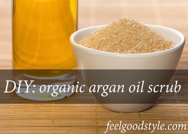 How to make your own argan oil body scrub using three easy ingredients! When it comes to lotions, cleansers, and exfoliators, I'm a little wary of what I put on my body, which is why I've been using organic argan oil for skin care.