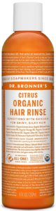 dr. bronners citrus organic hair rinse