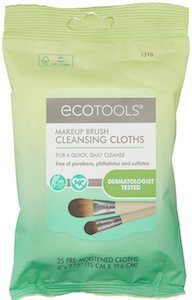 ecotools makeup brush cleaner wipes